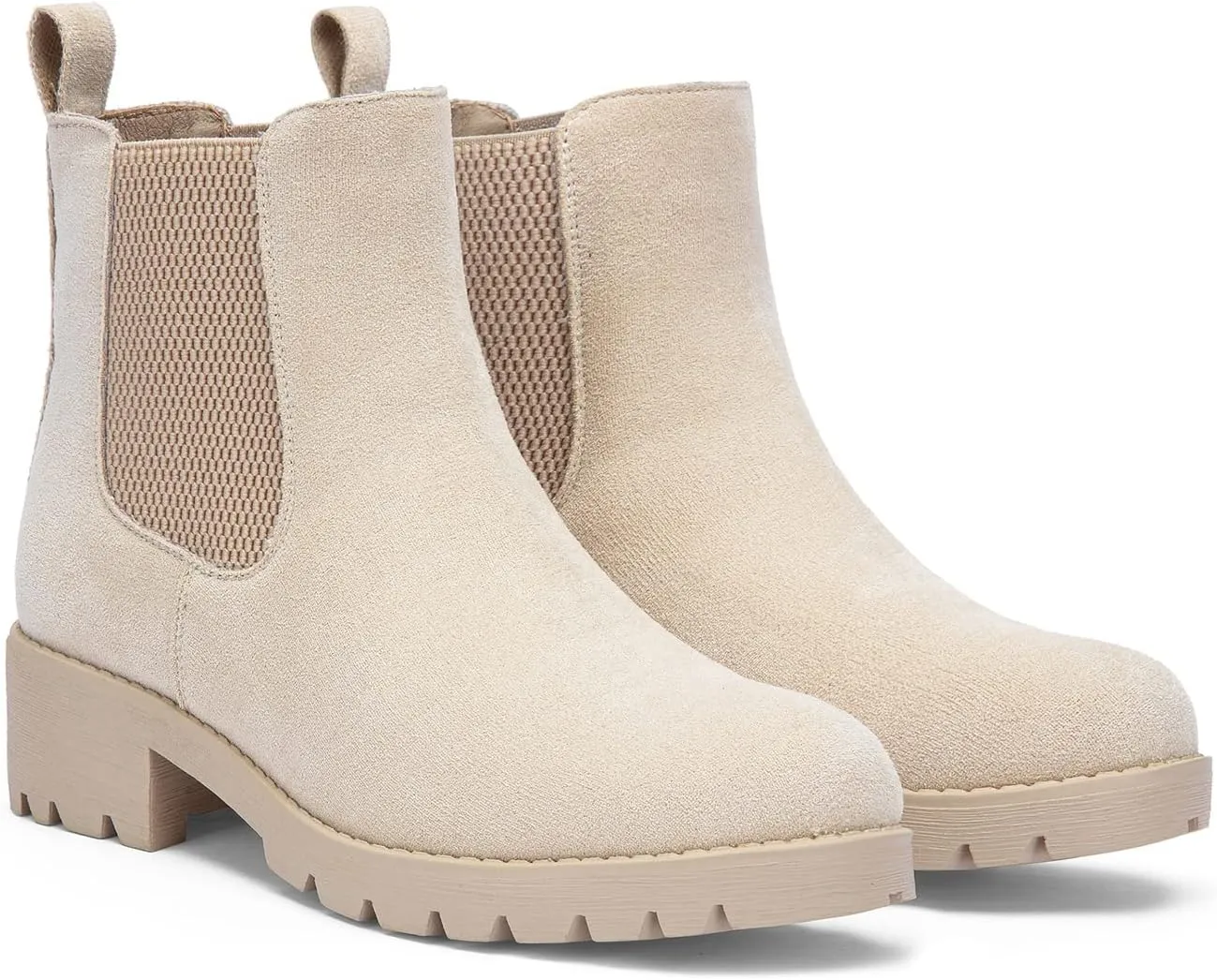 Vepose Women's 9607 Chelsea Ankle Boots Pull-On Booties for Women