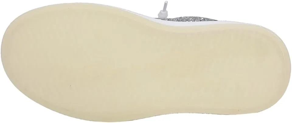 VINTAGE HAVANA Women's Ream Glitter Metallic Slip on Platform Sneaker
