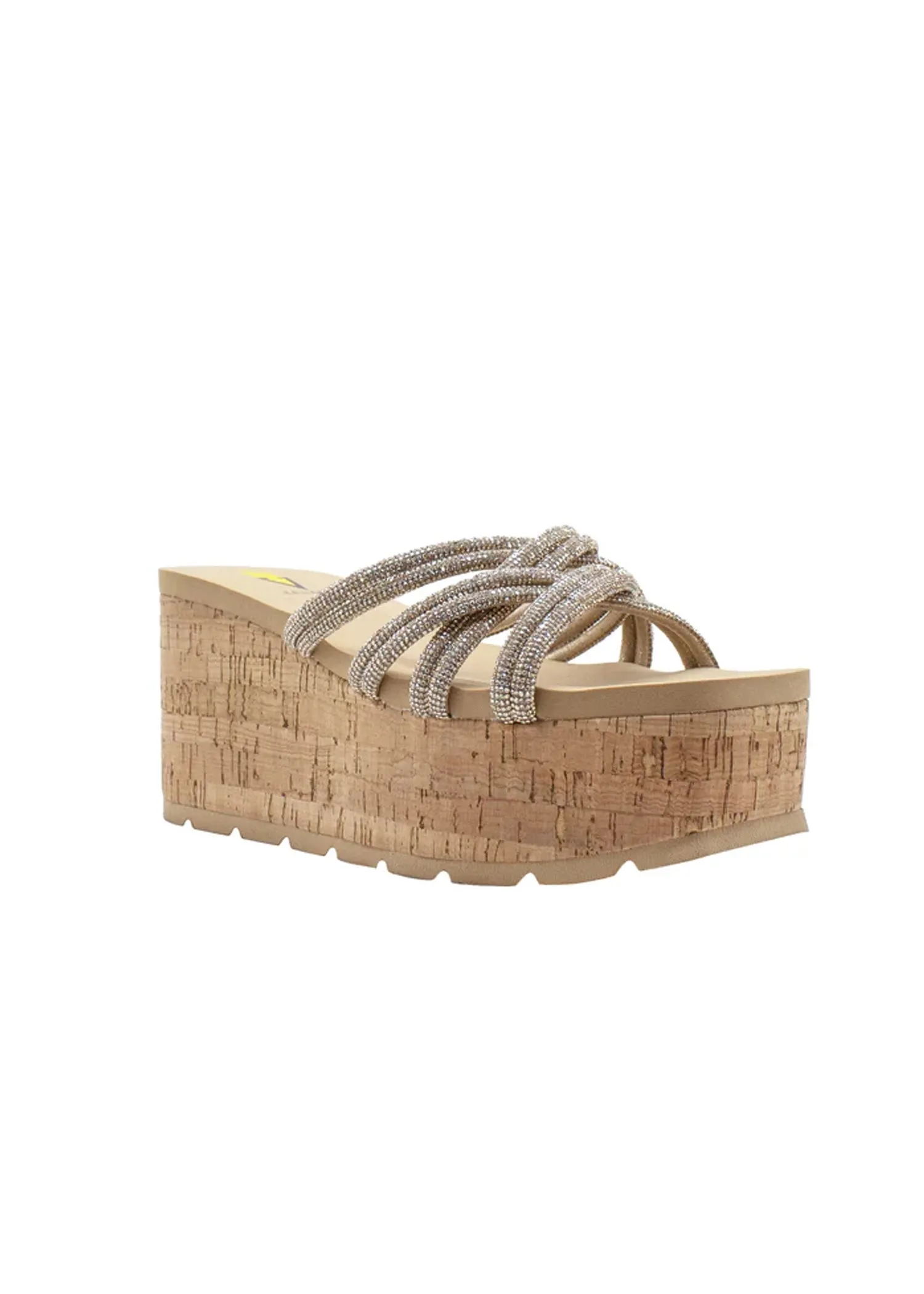 Volatile Solaris Sparkle Wedge Sandal