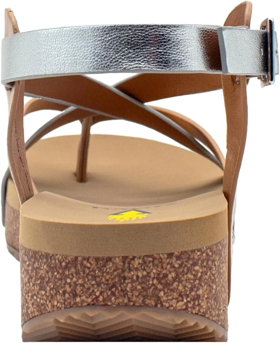 VOLATILE Women's Engie Multi Strap Thong Sandal
