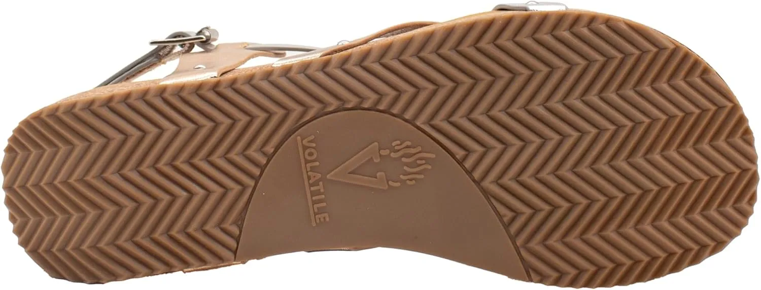 VOLATILE Women's Engie Multi Strap Thong Sandal