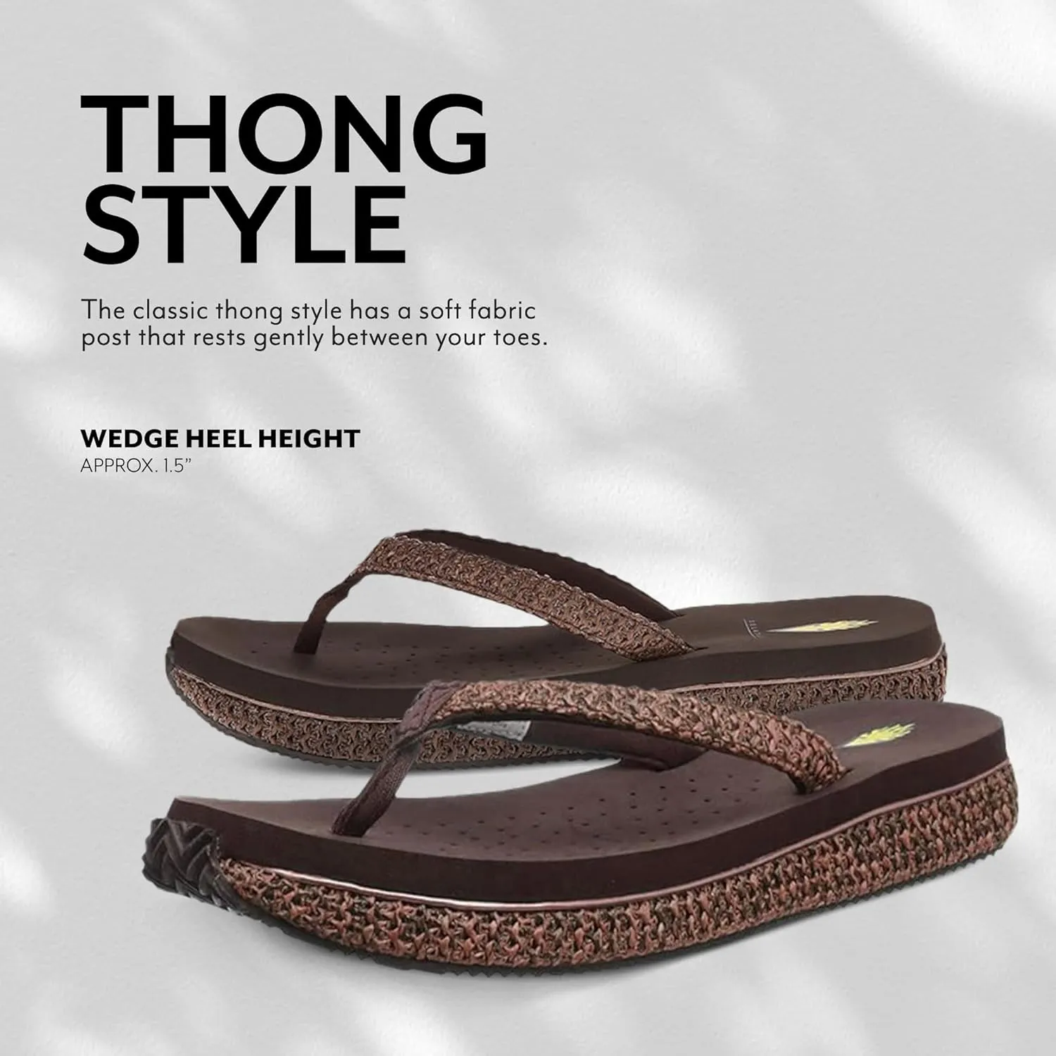 VOLATILE Women's Palau Slip-On Thong Wedge Sandal