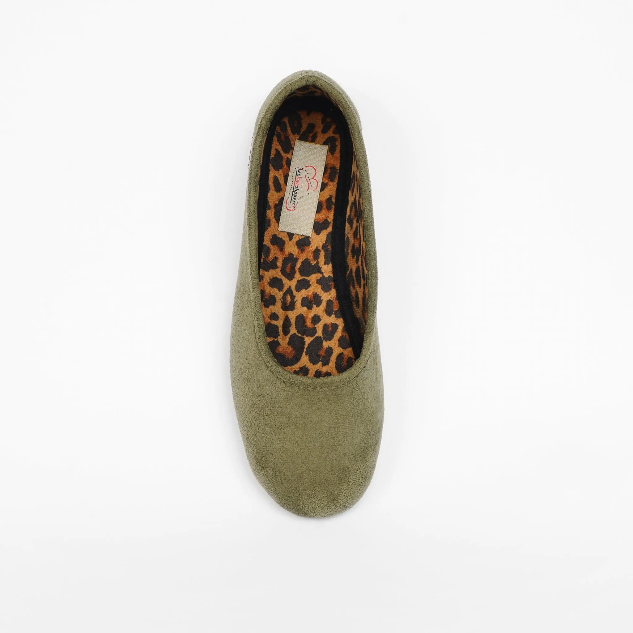 We Love Slippers Ballet - Olive