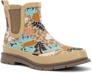 Western Chief Women's Waterproof Chelsea Ankle Rain Boot with Elastic Gore and Rubber Lug Outsole – Stylish and Functional for Rainy Days