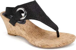 WHITE MOUNTAIN Women's Aida Cork Wedge Sandal