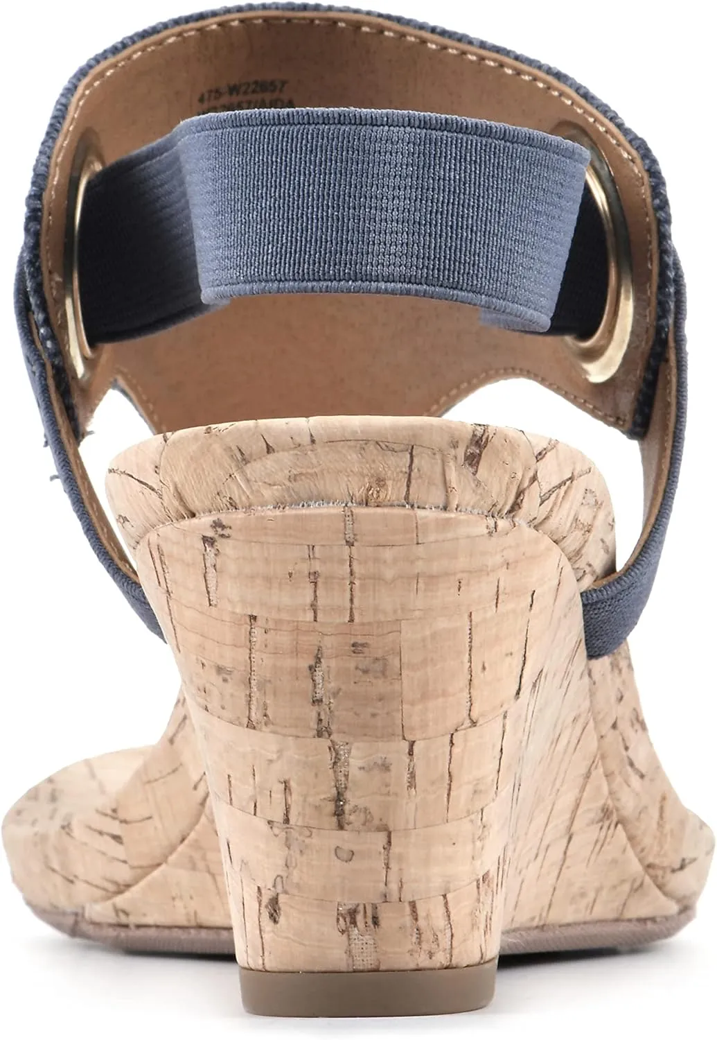 WHITE MOUNTAIN Women's Aida Cork Wedge Sandal