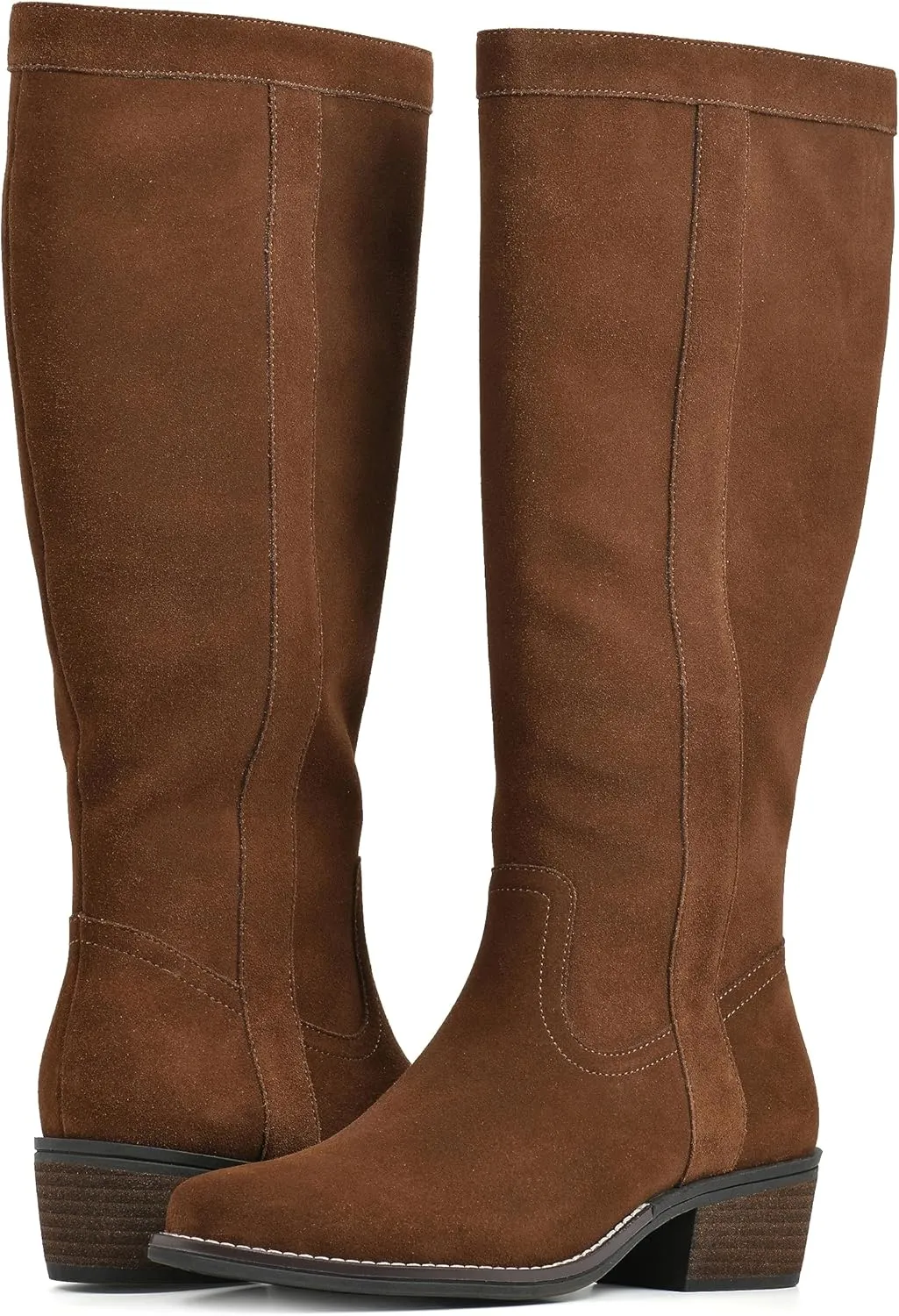 WHITE MOUNTAIN Women's Shoes Altitude Stack-Heeled Tall Boot