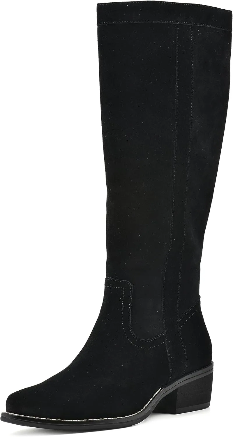 WHITE MOUNTAIN Women's Shoes Altitude Stack-Heeled Tall Boot