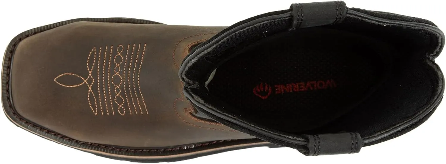 Wolverine Men's Rancher Flag Steel Toe Wellington Construction Boot