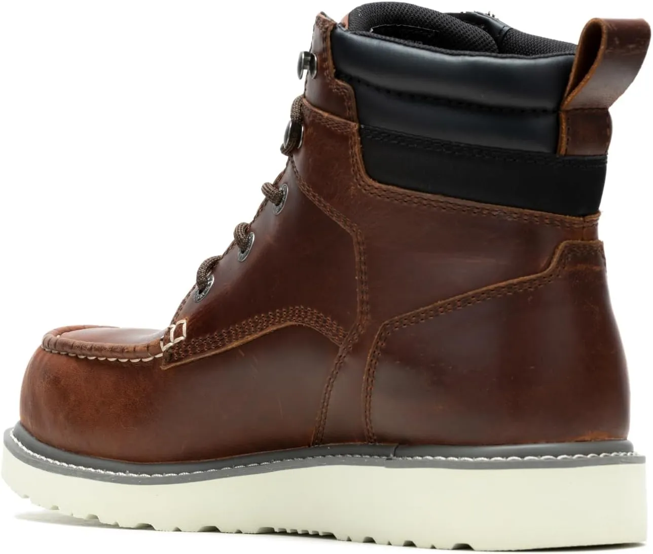 Wolverine Men's Trade Wedge Waterproof Steel Toe 6 " Construction Boot