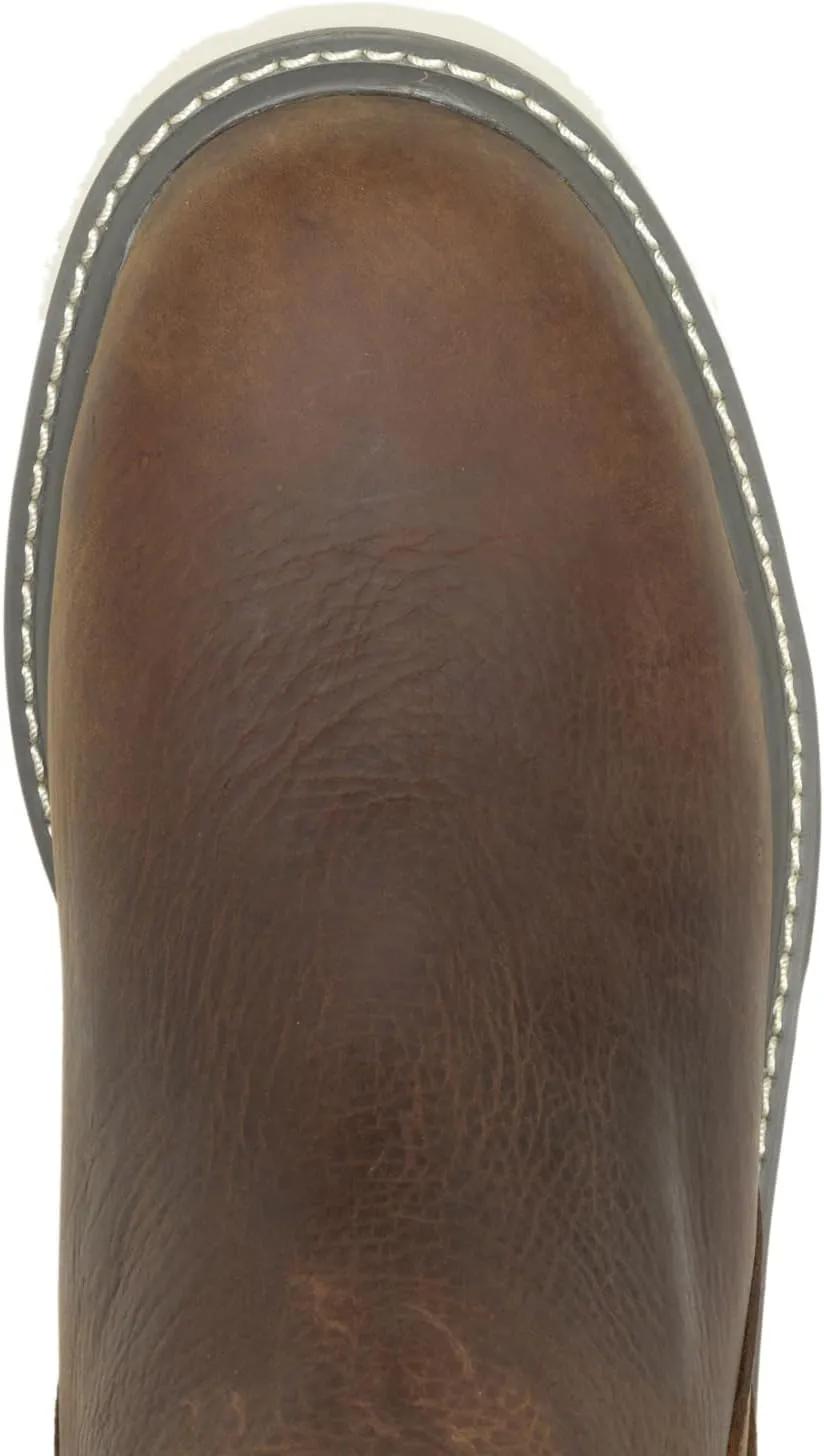 WOLVERINE Men's Trade Wedge Waterproof Steel Toe Romeo Construction Boot