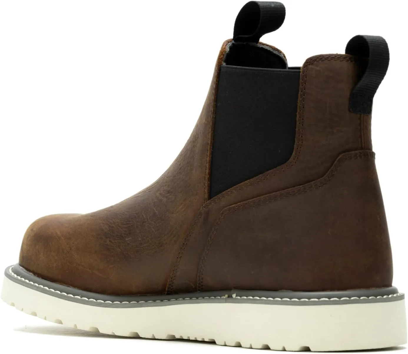 WOLVERINE Men's Trade Wedge Waterproof Steel Toe Romeo Construction Boot