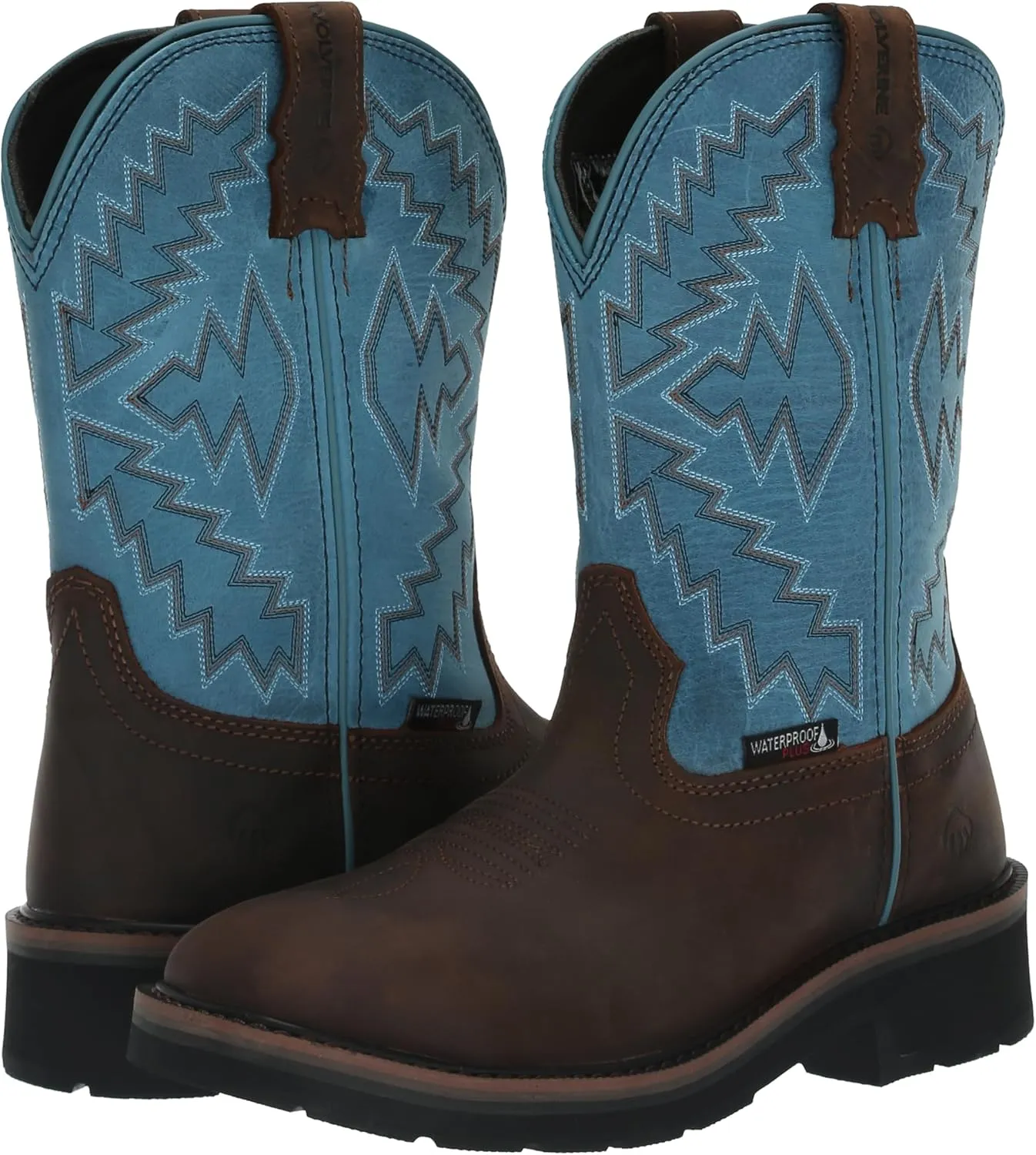Wolverine Women's Rancher Arrow Waterproof Stell Toe Wellington Construction Boot