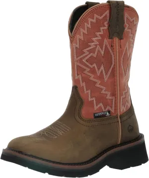Wolverine Women's Rancher Arrow Waterproof Stell Toe Wellington Construction Boot