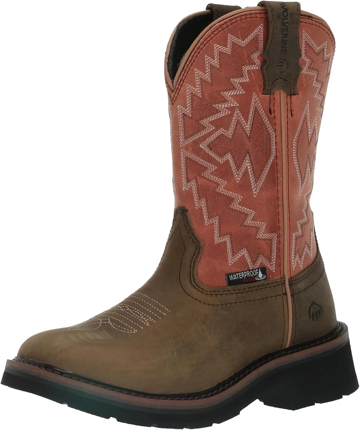 Wolverine Women's Rancher Arrow Waterproof Stell Toe Wellington Construction Boot