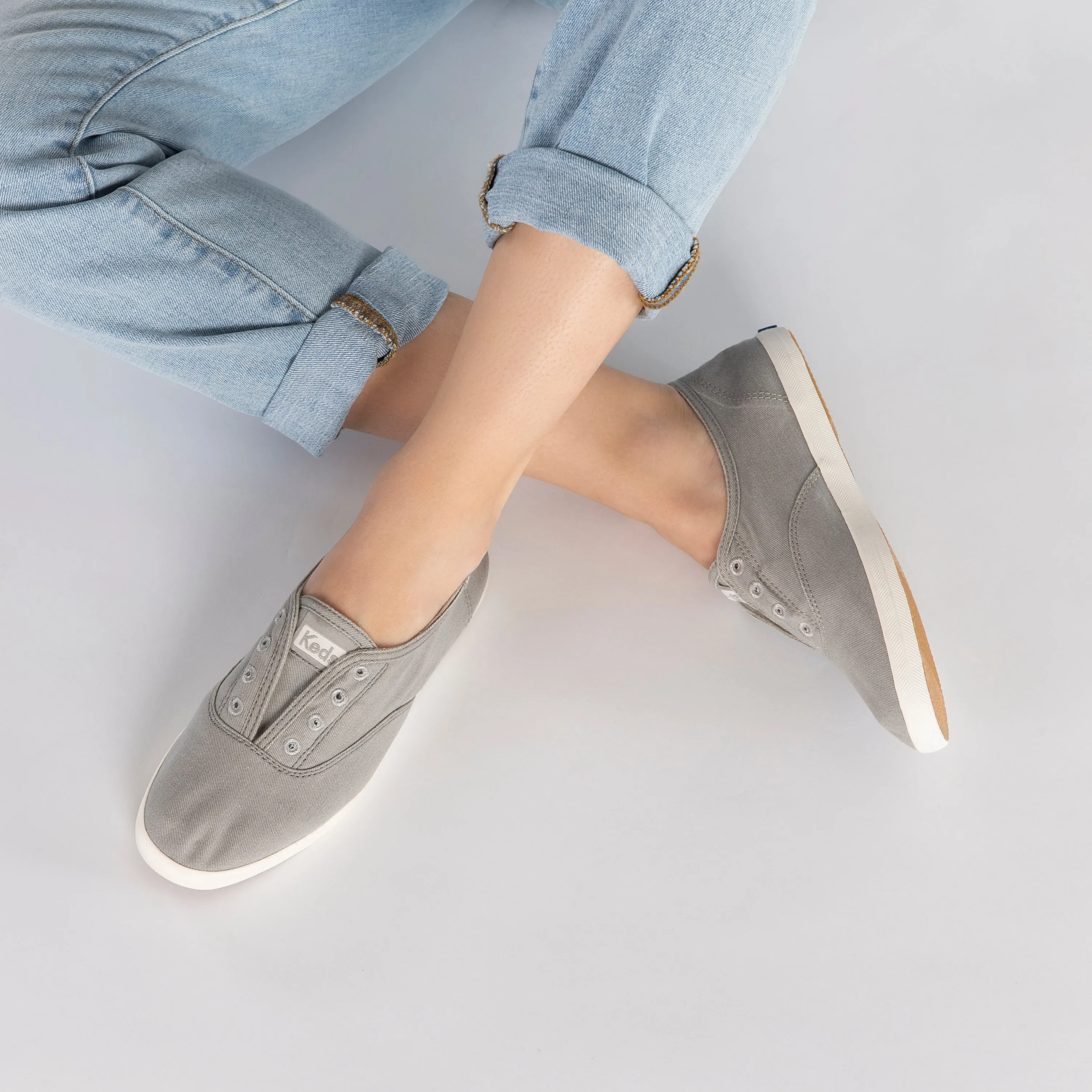 Women's Chillax Washable Canvas Twill Drizzle Grey