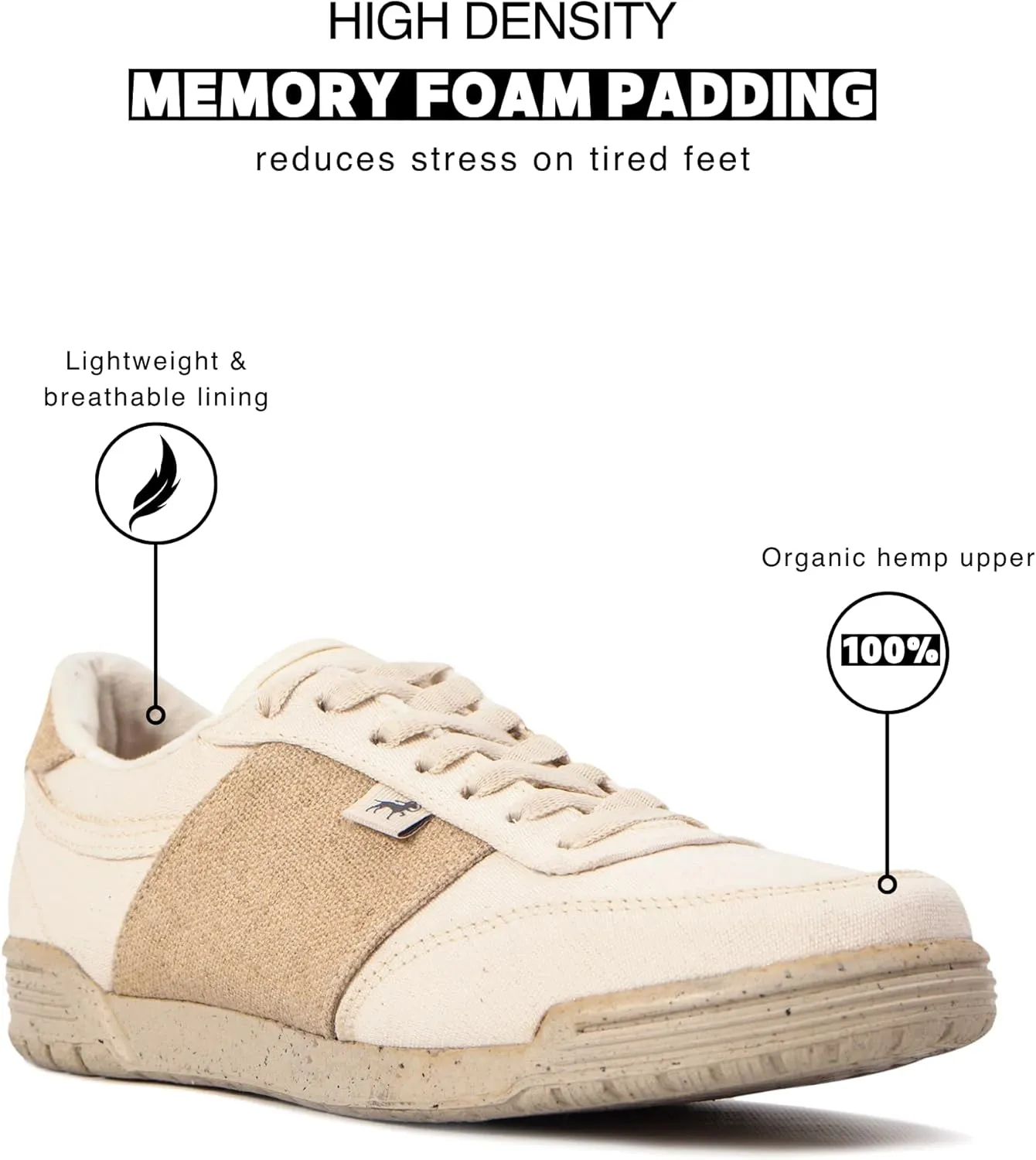 Women's Expedition Hemp Canvas Lace-Up Sneaker
