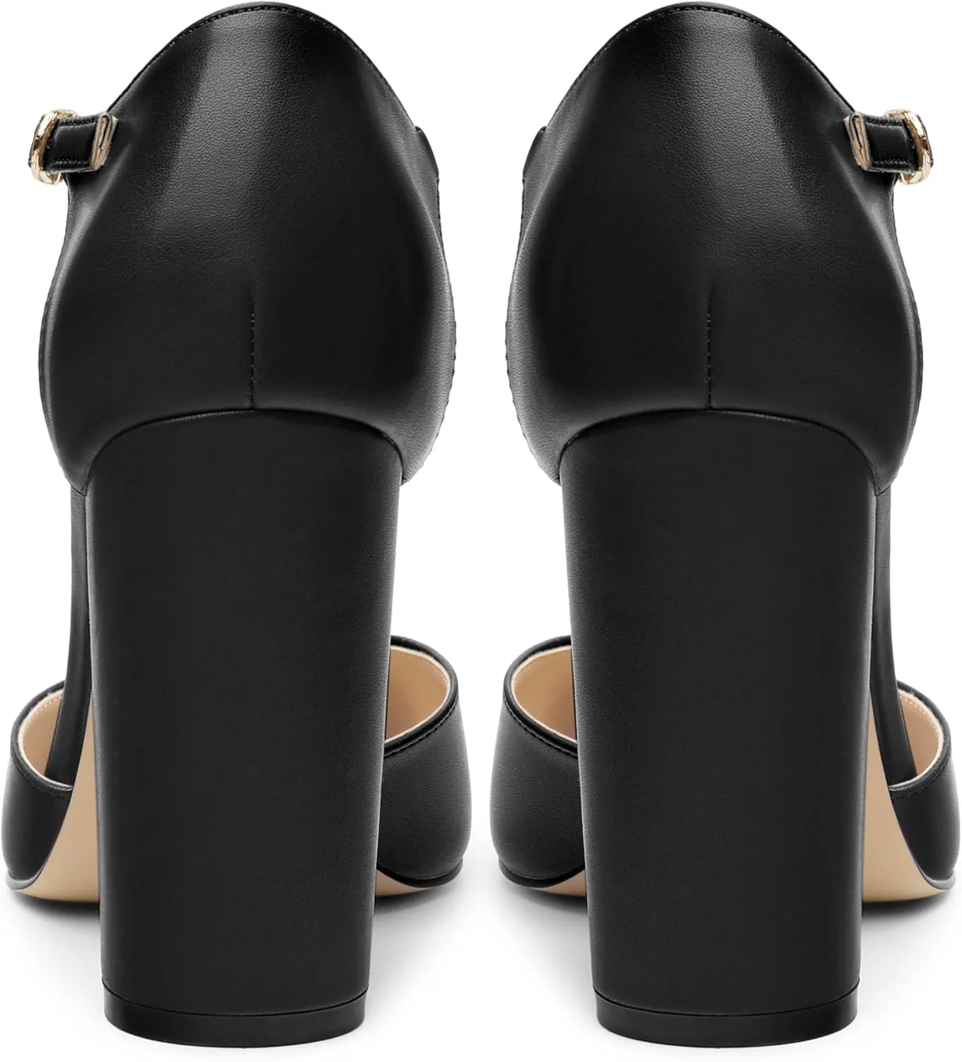 Women's High Heel Pumps, Simple Classic T-Strap Pointed Toe Dress Shoes,Party Dress Sandals3.9