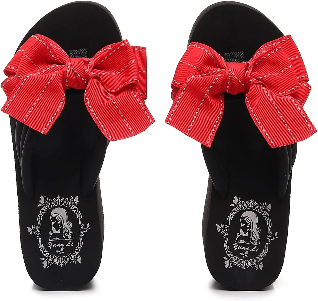 Womens Platform Wedge Flip Flops Chunky High Heel Sandals Summer Beach Thong Heeled Sandal Slippers for Women