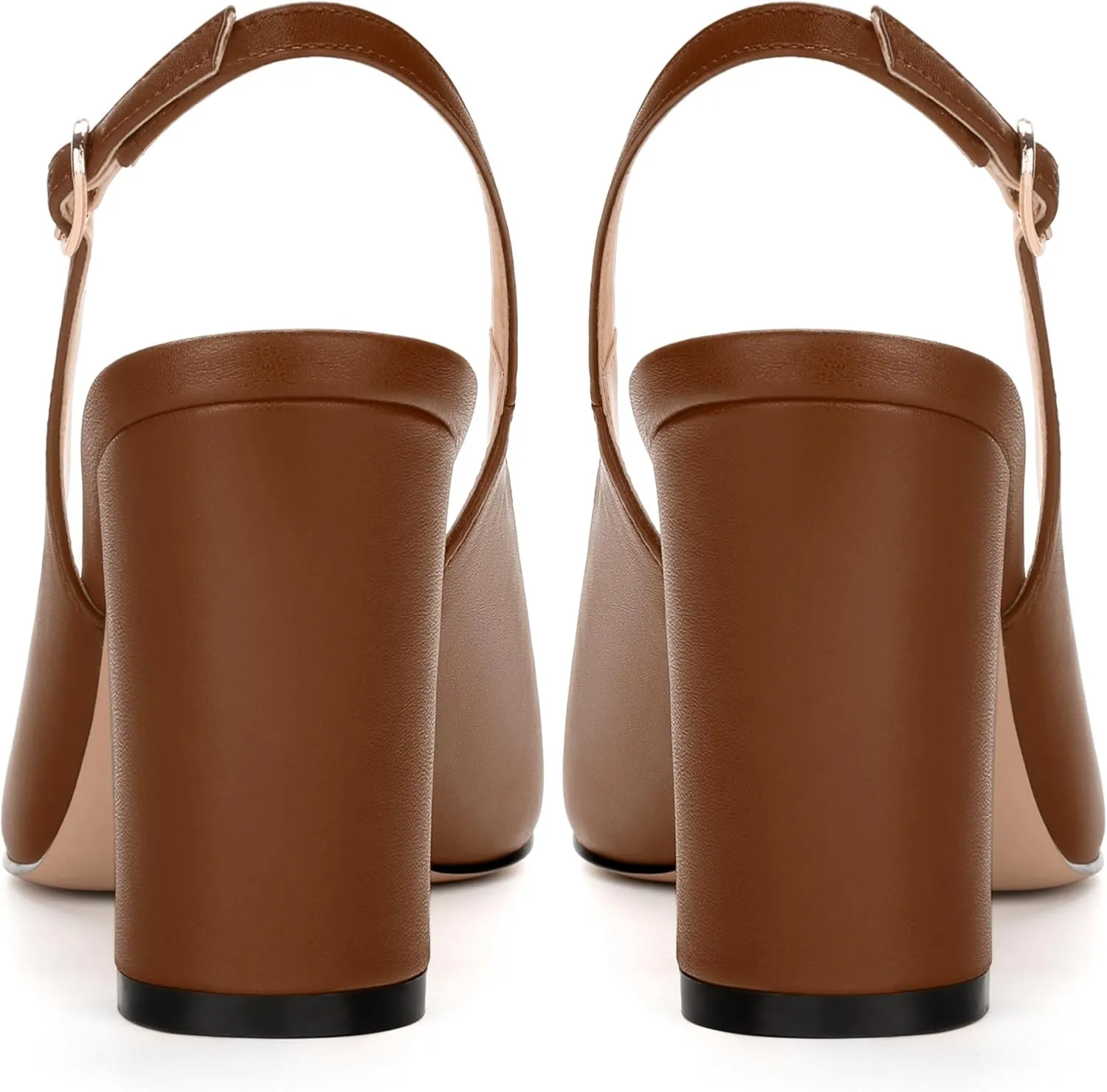 Women's Pumps, Block Heel Round Toe Dress Pumps Shoes for Women, Classic Round Toe High Chunky Heel Pumps