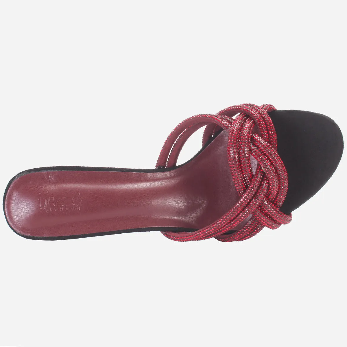 Women's "DIAZA" Shimmery Open Toe Sandals