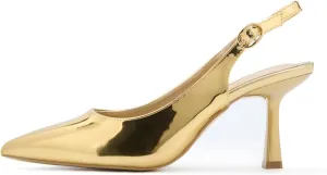 Women's Slingback Pointed Closed Toe Kitten Heels Pumps Shoes