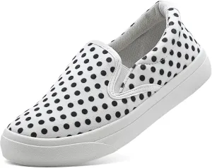 Women's Slip on Sneakers Womens Loafers Classic Canvas Leisure Vintage Flat Fashion Comfortable Elastic Sneakers