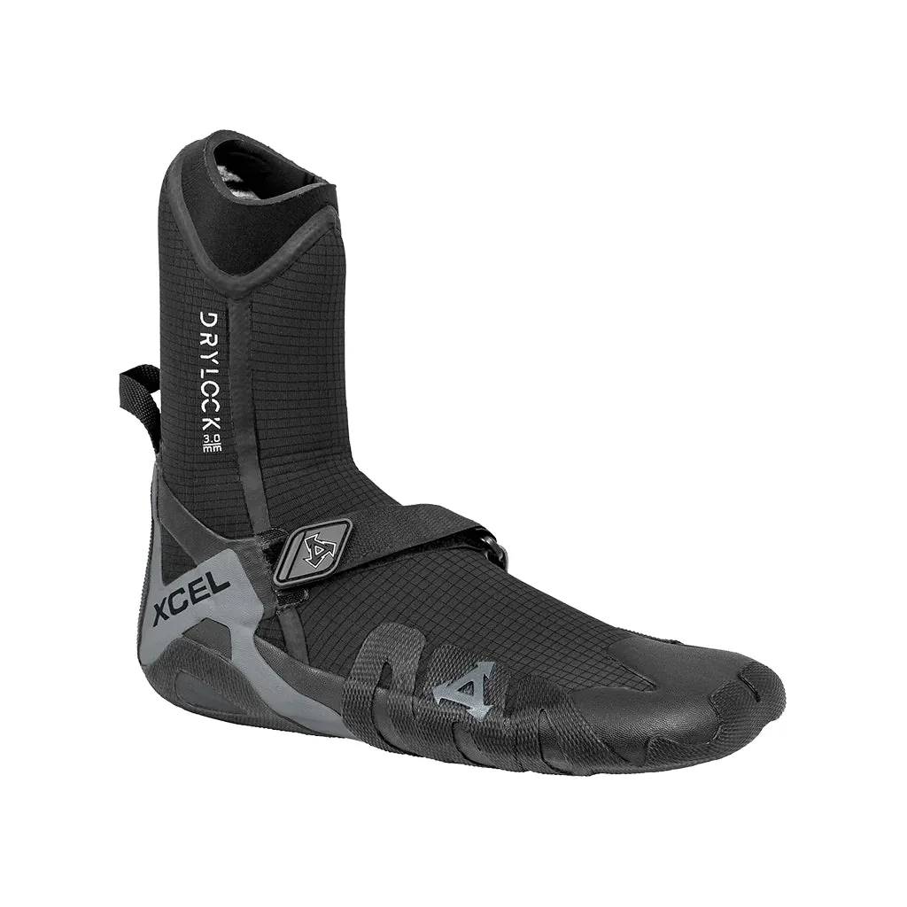 Xcel Drylock Round Toe Surf Booties 3mm