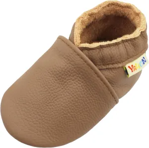 YALION Baby Soft Leather Shoes Suede Sole Infant Toddler First Walking Sports Crib Moccasins