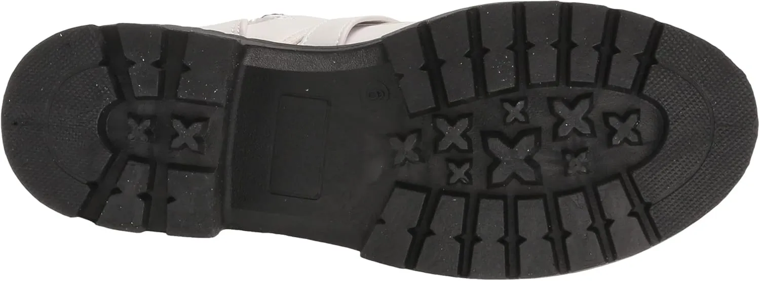 YOKI Women's Short Bootie Combat Boot