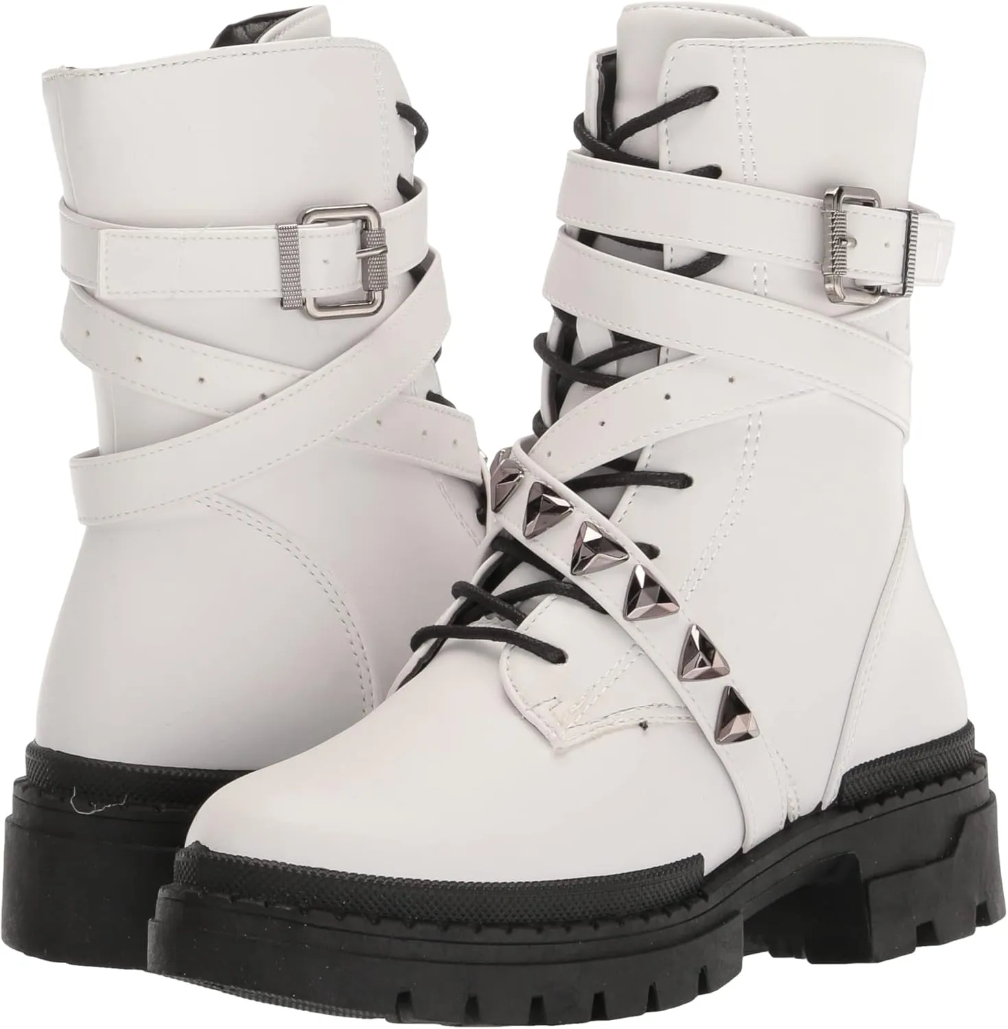 YOKI Women's Short Bootie Combat Boot